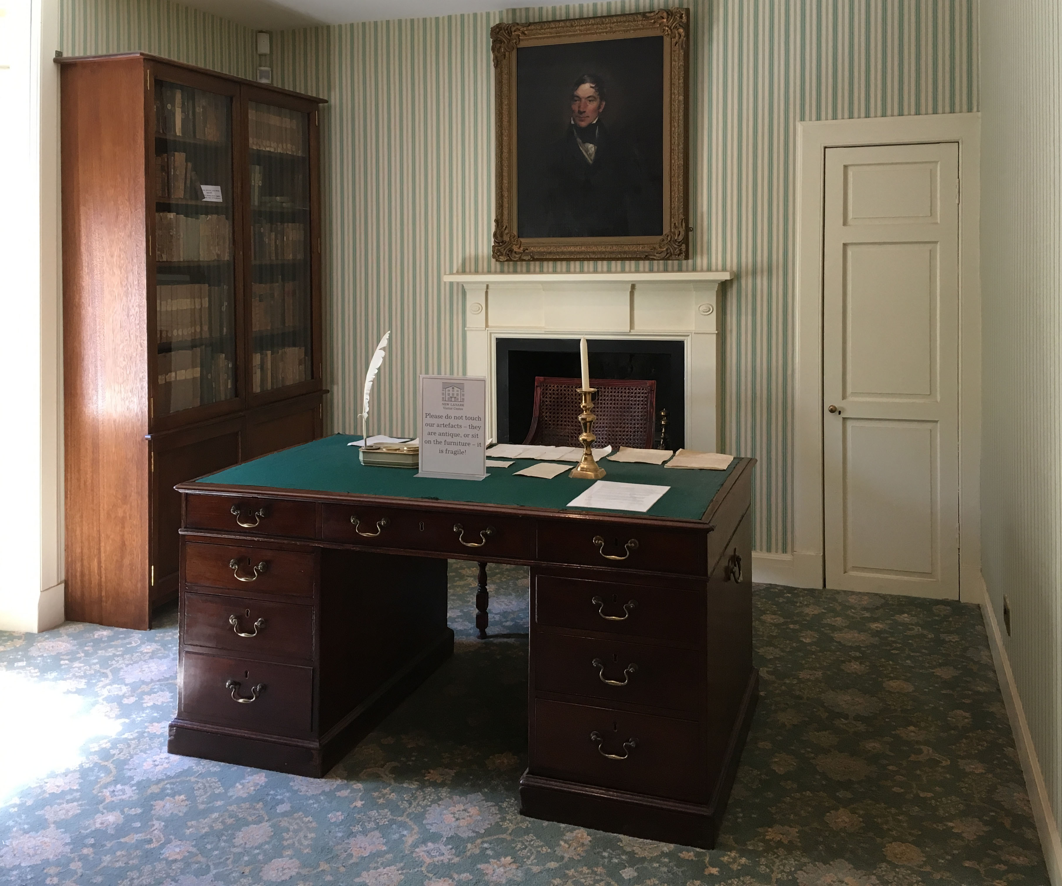 Robert Owen's office at New Lanark, photograph by Ritsert Rinsma